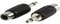 Valueline AC-001 Adaptateur Jack 3,5 mm mâle Mono vers RCA Femelle Noir