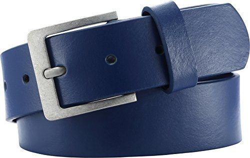 Playshoes Unisex Kinder Leder-Gürtel 30 Mm Breite 601521, 11 - Blau, 55