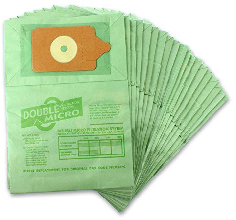SPARES2GO Paper Dust Bags For Numatic James JVP180 JVP180A JVC200 Vacuum Cleaner (Pack of 20)