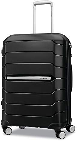 Samsonite Freeform Hardside Spinner 24, Noir, Checked-Medium 24-inch, Freeform Hardside Extensible avec roulettes Doubles rotatives