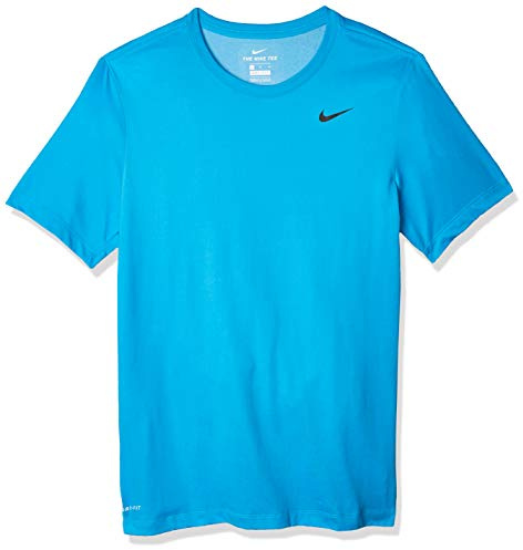 Nike M Nk Dry TEE DFC Crew Solid T-Shirt - Laser Blue/Psychic Blue, M-T