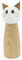 Peterson Housewares Salz- oder Pfeffermühle für Katzen, Holz, Gewürzmühle