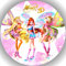 Premium Esspapier Tortenaufleger Geburtstag Winx Feen Elfen AMA 1