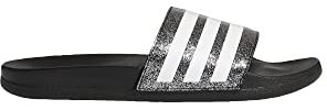 adidas Unisex Kids Adilette Shower Slides, EU, Black Black Beam Pink, 2 UK Child