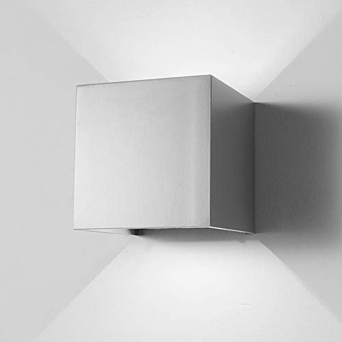 Midore Wandleuchte LED Dimmbar 12W wandlampe Innen/Aussen 230V Wandbeleuchtung Einstellbar Abstrahlwinkel Auf und Ab Leuchten 6000K [Energieklasse A++]