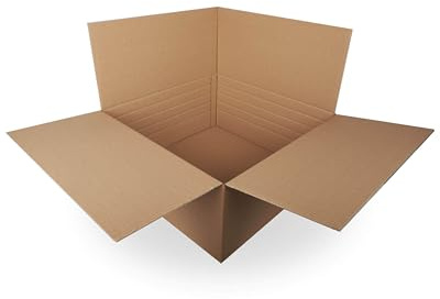 KK Verpackungen® Reifenkarton | 16 Stück, 15-19 66 x 66 x 30 cm, Doppelwelliger Versandkarton für einen Reifen mit Einer 15-19 Zoll Felge | Zweiwellige Versandverpackung für Kompletträder mit VAR