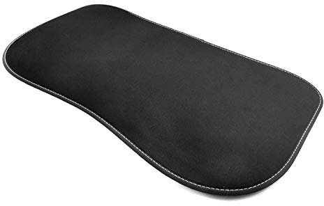 kh Teile Kofferraummatte Vorne Frunk Matte passend Tesla Model 3 Velours (Ziernaht Silber) Premium Matte Teppich Automatte Velours