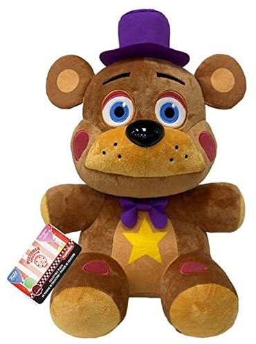 Funko Plush: Five Nights at Freddy's (FNAF) Pizza Simulator -16 Rockstar Freddy Fazbear - Freddy Fazbear - Plüschtier - Geschenkidee Zum Geburtstag - Offizielle Handelswaren - Gefüllt