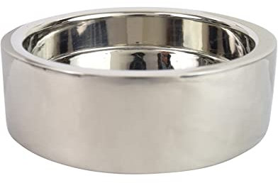 Kerzenteller Metall Silber | Kerzenhalter Untersetzer Kerzenständer Kerzen | 8,5 cm