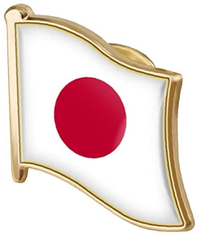 Ayrsjcl 1pc Japan Drapeau Pin Badge Métal Revers Pin Broche Drapeau Japonais Drapeau Japonais Nouveauté Cravate Cravate Pin Badge Accessoire