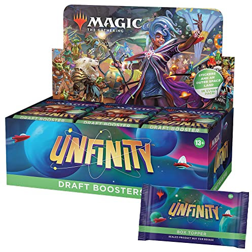 Magic the Gathering Unfinity-Draft Display, 36 Booster & Box-Topper (Englische Version)
