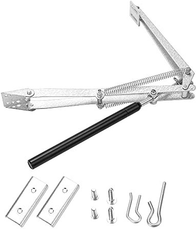 Randaco Fensteröffner für Gewächshaus Gartenhäuser Temperaturgesteuert Hubkraft 14 kg, Gewächshaus Fensterheber, Hubhöhe 45 cm