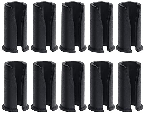 MoreChioce 10PCS Bicycle Brake Cable Clips MTB Brake Gear Housing Fixing Holder Mountain Bike Frame Cable Buckle Bicycle Line Guide Clip, Black