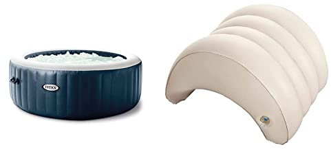 Intex Pure Spa Blue Navy 4 Places & Appui Tete Pure Spa