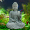 livelyfish Buddha-Statue, handgefertigt, japanische Aquarium-Dekoration, robuste Friedens-Hand, Meditationsskulptur für Aquarium, Heimdekoration, Groß-B