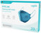 EUROPAPA® 20x FFP2 Fisch-Form Blau Masken Atemschutzmaske 5-Lagen Staubschutzmasken hygienisch einzelverpackt Stelle zertifiziert EN149 Mundschutzmaske EU2016/425