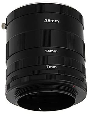 JAZTEA Makro-Verlängerungsrohr-Adapterring-Set, for Nikon D7100 D7000 D5300 D5200 D5100 D5000 D3200 D3100 D3000 D700 D90 D80 DSLR-Kamera