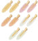10 Pezzi Clip per Capelli Senza Cuciture Fermagli per Trucco da Donna Fermagli per Capelli Piatti in Resina di Moda Clips per Capelli Frangia Marmorizzati Fermagli per Acconciature per Ragazze