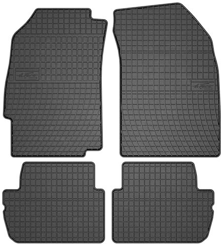 SMK Gummimatten auto fußmatten Satz passend für Chevrolet Spark IV 2015-2022 Erleben Sie einen neuen Standard des Reisens mit rutschfesten auto fussmatten - Mehrjahres- auto teppiche für alle Straßenv