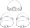 3 Stück Tragbare Schnullerbox, Transparent Schnulleraufbewahrung Box, Schnuller Aufbewahrungsbox, Schnullerhalter Schnullerboxen Dummy Case für Baby Neugeborene Reise Home, BPA-Frei