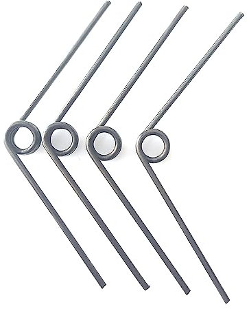 YUWIXMOX 4 Stück Torsionsfeder Handschere Ersatzfedern V-Form Feder Torsionsfeder-Set für hochwertige Präzisions-Gartenscheren Serie