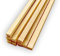 Lot de 50 bâtonnets carrés en bois - 350 x 6 x 6 mm - Pour bricolage et maison
