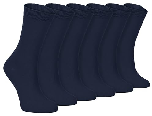 Sock Snob - 6er pack damen dünn elegant bunt farbig baumwolle socken 37-42 eur