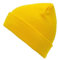 Century Star Mütze Herren Wintermütze Beanie Herren - Dehnbares Rippenstrickgewebe, warm, weich und atmungsaktiv Küken gelb