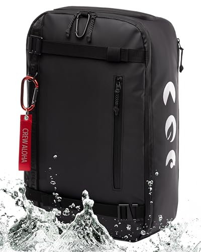 SONS OF ALOHA Wasserfester XL Rucksack AHI mit vielen Fächern Reise-Rucksack Handgepäck mit Schnell-Zugriff XL Fahrrad-Rucksack 15.6 Laptop-Fach Daypack Reisen Sport Outdoor leicht robust