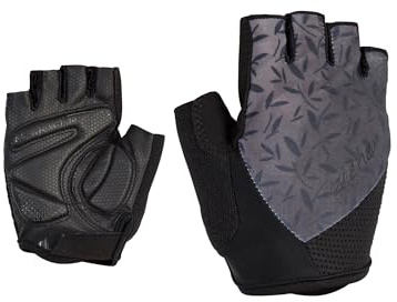 Ziener Damen Candee Fahrrad/Mountainbike/Radsport-Handschuhe | Kurzfinger - atmungsaktiv,dämpfend, Black, 6,5