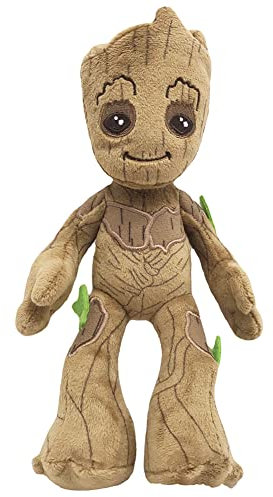 Kuschel Groo-t Puppe, 22 cm Groo-t Plüschtiere, Süßes Stofftier Spielzeug Kleiner Baummensch Puppe Geschenk, Plüschtier für Mädchen, Jungen & Babys, Flauschiges Stofftier zum Spielen, Sammeln & Kusche