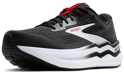 Brooks 1104311D027 Ghost Max 2 Herren Black/White/Fiery Red EU 48.5