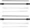 NIYATA 2 Sets Milchschlauch für Siemens eq6, Milchschlauch für Bosch, Milchschlauch für Siemens, Kaffeevollautomat Milchschlauch, Ersatzteile für Siemens Eq6 Series, Bosch Veroaroma Kaffeevollautomat