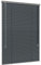 Jalousiescout Lightless Jalousie Aluminiumjalousie, Verdunkelungsrollo, Innovative Verdunkelungstechnik, Sichtschutz, ohne Bohren, 120 x 150 cm (BxH), Dunkelgrau matt