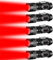 LIAISIMI Rot licht Taschenlampe, Taktische Helle leistungsstarke rote LED Taschenlampe, rote Taschenlampe, zoombar, tragbar, wasserdicht LED-Taschenlampe,Handheld Rotlicht (5, Red)