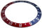 LACAK Stahl Uhr Lünette Einsatz Kompatibel mit Rolex GMT-Master II Uhr, Blau & Rot, Modern