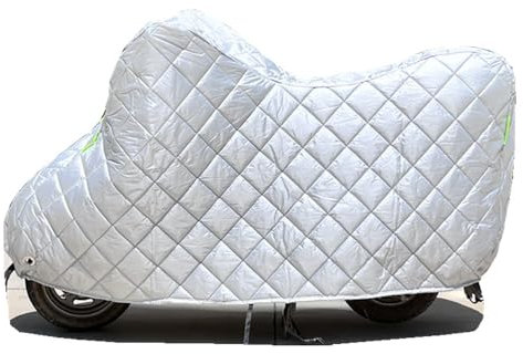 IONZS Bâche Moto pour Kawasaki Z300 Z250 Z750 Z800 Z 250 Z 300 Z 750 Z 800,BâChe de Motocyclette pour l'hiver,Couverture Scooter Épaissie,Protection Pluie Couvre