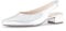 Gabor Damen Slingpumps, Frauen Absatzschuhe,Court Shoes,Slingback,knöchelriemchen,high Heels,Heels,Ausgehschuhe,Silber (bezogen),37.5 EU / 4.5 UK