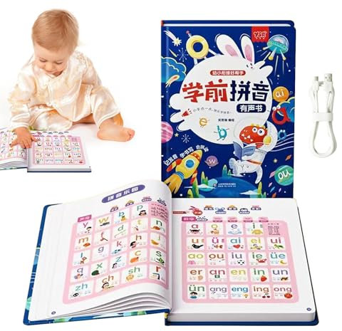 Livre Parlant Chinois, Livres Audio Chinois pour - Épeler Parler et Lire des Jouets électroniques | Jouets d'apprentissage des mathématiques, Livres d'apprentissage de la Langue Chinoise