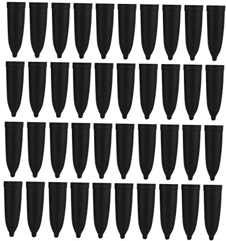 BELLIFFY 100pcs Protective Brush Pen Caps Plastic Brush Pen Tip Protectors Calligraphy Light Portable