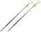 TOPBATHY 2 Ganchos Telescópicos de Alto Alcance para Ropa para Armario Gancho de Alcance de Acero Inoxidable de Aleación de Aluminio