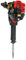 52cc 2 Stroke Petrol Tree Digger, Portable Excavator Digging Machine, Handheld Trencher Petrol Engine Hole Digger mit Shovel, Pointed Pickaxe and Flat Pickaxe, for Garden and Farm