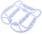 BESPORTBLE Ringbeinklemme Massagegerät Rollen Massagerolle Crazy Yoga Wadenrolle Hey Nuts Leggings Beinrolle Für Muskeln Tiefengewebe Trainingsmatten Für Heim Fitnessstudio Pilates