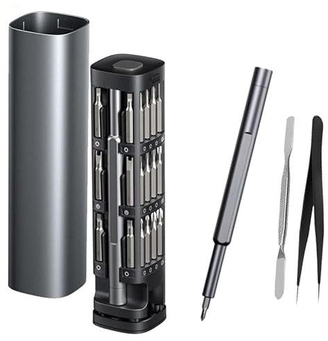 Liwankaqi Precision Screwdriver Set,46-in-1 Small Screwdriver with 42 Magnetic Bits, Electronic Repair Tool Kit for Computer Laptop Notebook Computers Eyeglasses Switch RC Watch DIY
