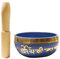 Juego de cuencos tibetanos artesanales con cuenco de cobre y percutor de madera: kit de campanas de meditación for yoga, atención plena y relajación espiritual.