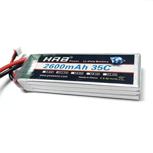STASRC HRB Batterie Lipo 2600 mAh 3S 35C 11,1 V pour hélicoptère 450 480 modèle de voiture