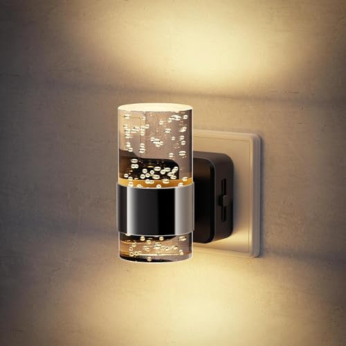 JandCase Nachtlicht Steckdose Mit DäMmerungssensor, Warmweiß Night Light | Nachtlicht Dimmbar 0-100LM FüR Flure, Treppen, Schlafzimmer, KüChen