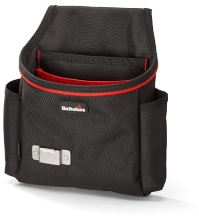 Handwerkertasche für Gürtel mit fünf Fächern von Hultafors I Gürteltasche für MRS Anschlagwinkeldreieck I Robustes Material mit 1680 Denier I Stabiler Werkzeugholster I 592050