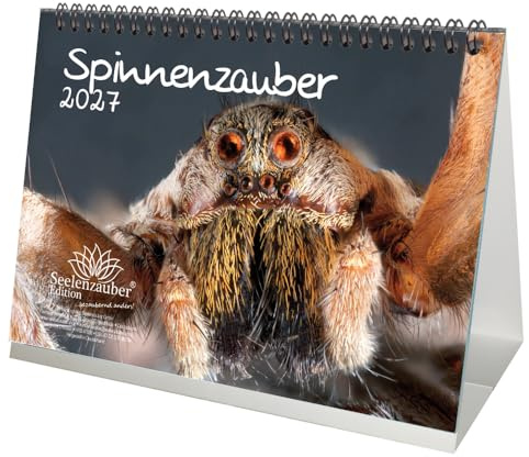 Spinnenzauber DIN A5 Tischkalender für 2027 - Seelenzauber