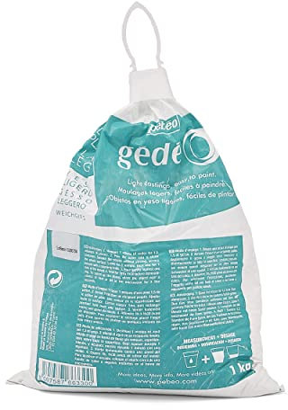 Gedeo - Gesso leggero, 1 kg, Bianco